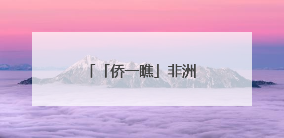 「侨一瞧」非洲日狂欢！他们用色彩“定义”非洲