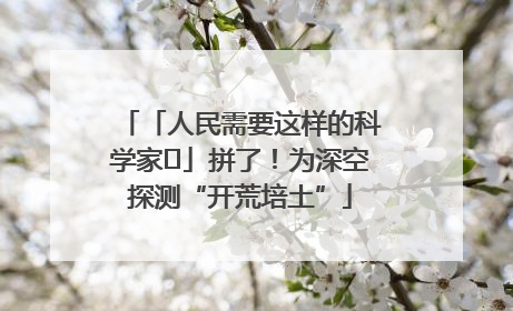 「人民需要这样的科学家⑭」拼了！为深空探测“开荒培土”