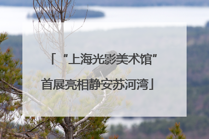 “上海光影美术馆”首展亮相静安苏河湾