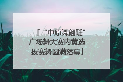 “中原舞翩跹”广场舞大赛内黄选拔赛舞圆满落幕