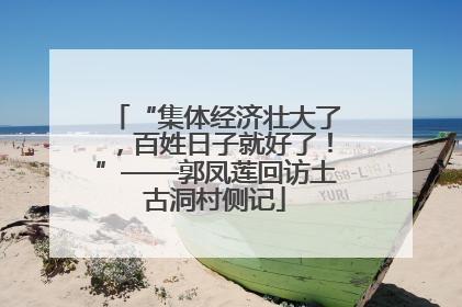 “集体经济壮大了，百姓日子就好了！”——郭凤莲回访土古洞村侧记