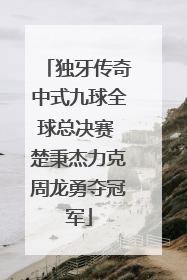 独牙传奇中式九球全球总决赛 楚秉杰力克周龙勇夺冠军