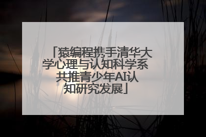 猿编程携手清华大学心理与认知科学系 共推青少年AI认知研究发展