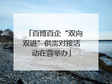 百博百企“双向双进”供需对接活动在蓉举办