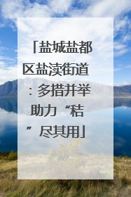 盐城盐都区盐渎街道：多措并举 助力“秸”尽其用