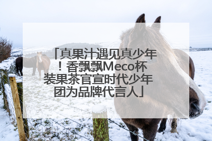 真果汁遇见真少年！香飘飘Meco杯装果茶官宣时代少年团为品牌代言人