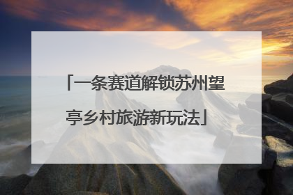 一条赛道解锁苏州望亭乡村旅游新玩法