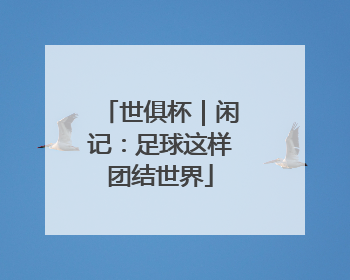 世俱杯｜闲记：足球这样团结世界