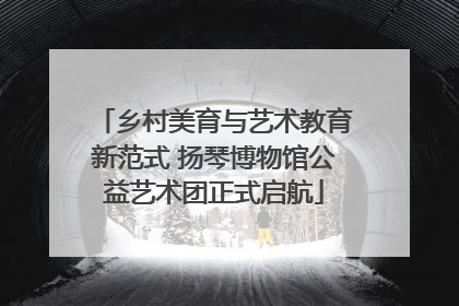 乡村美育与艺术教育新范式 扬琴博物馆公益艺术团正式启航