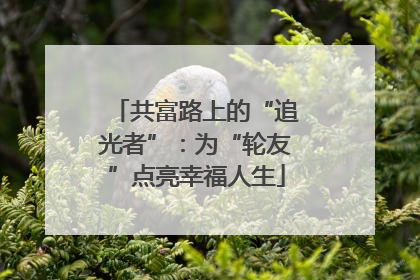 共富路上的“追光者”：为“轮友”点亮幸福人生