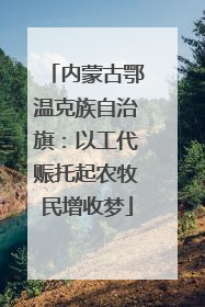 内蒙古鄂温克族自治旗：以工代赈托起农牧民增收梦