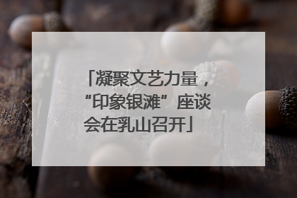 凝聚文艺力量，“印象银滩”座谈会在乳山召开