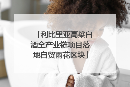 利比里亚高粱白酒全产业链项目落地自贸雨花区块