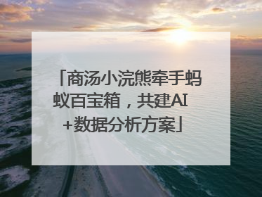 商汤小浣熊牵手蚂蚁百宝箱，共建AI+数据分析方案