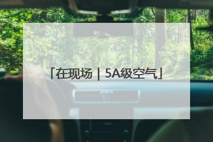 在现场｜5A级空气