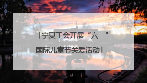 宁夏工会开展“六一”国际儿童节关爱活动