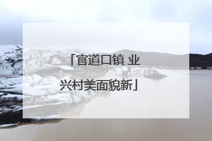 官道口镇 业兴村美面貌新