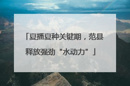 夏播夏种关键期，范县释放强劲“水动力”