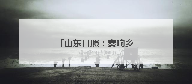 山东日照：奏响乡村振兴山海协奏曲