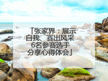 张家界：展示自我、赛出风采 6名参赛选手分享心得体会