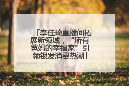 李佳琦直播间拓展新领域，“所有爸妈的幸福家”引领银发消费热潮