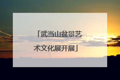 武当山盆景艺术文化展开展