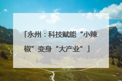 永州：科技赋能“小辣椒”变身“大产业”