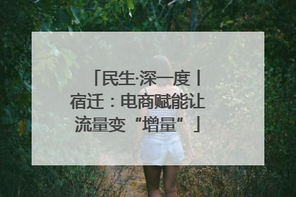 民生·深一度丨宿迁：电商赋能让流量变“增量”