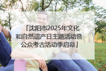 沈阳市2025年文化和自然遗产日主题活动暨公众考古活动季启幕