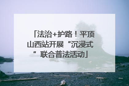 法治+护路！平顶山西站开展“沉浸式”联合普法活动