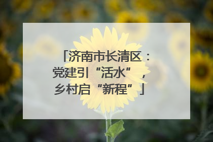 济南市长清区：党建引“活水”，乡村启“新程”