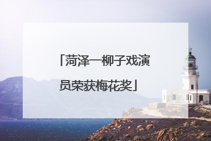 菏泽一柳子戏演员荣获梅花奖