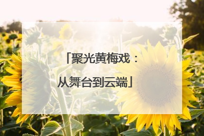 聚光黄梅戏：从舞台到云端