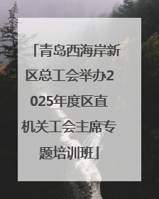 青岛西海岸新区总工会举办2025年度区直机关工会主席专题培训班
