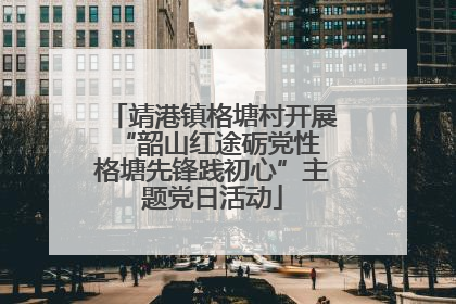 靖港镇格塘村开展“韶山红途砺党性 格塘先锋践初心”主题党日活动