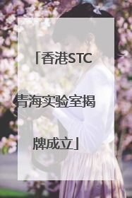 香港STC青海实验室揭牌成立