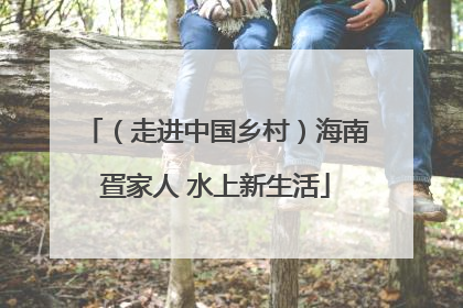 （走进中国乡村）海南疍家人 水上新生活