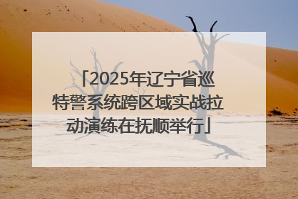 2025年辽宁省巡特警系统跨区域实战拉动演练在抚顺举行