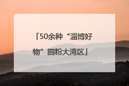 50余种“淄博好物”圈粉大湾区