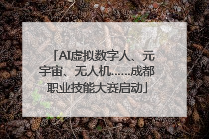 AI虚拟数字人、元宇宙、无人机……成都职业技能大赛启动